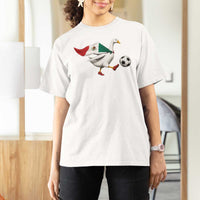Mexico Soccer Goose T Shirt For Women Mexico Futbol Fan