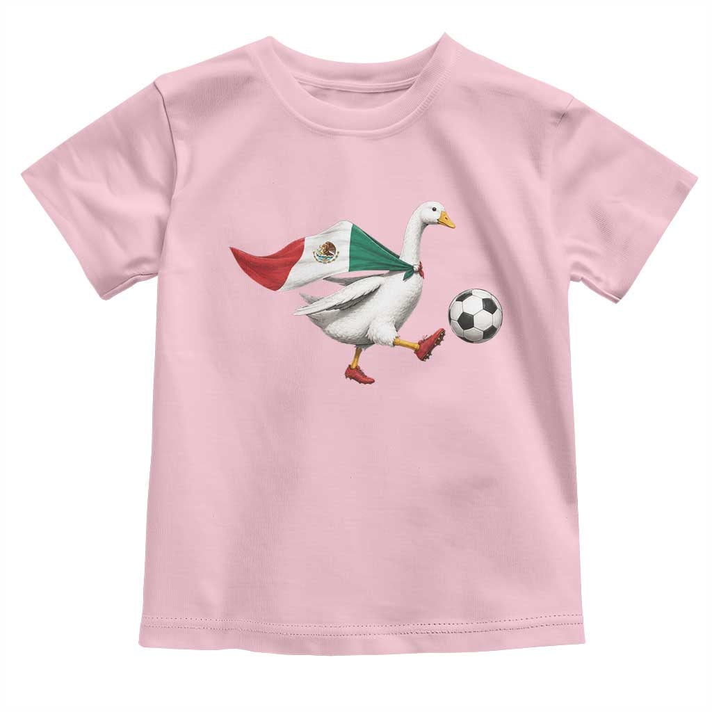 Mexico Soccer Goose Toddler T Shirt Mexico Futbol Fan