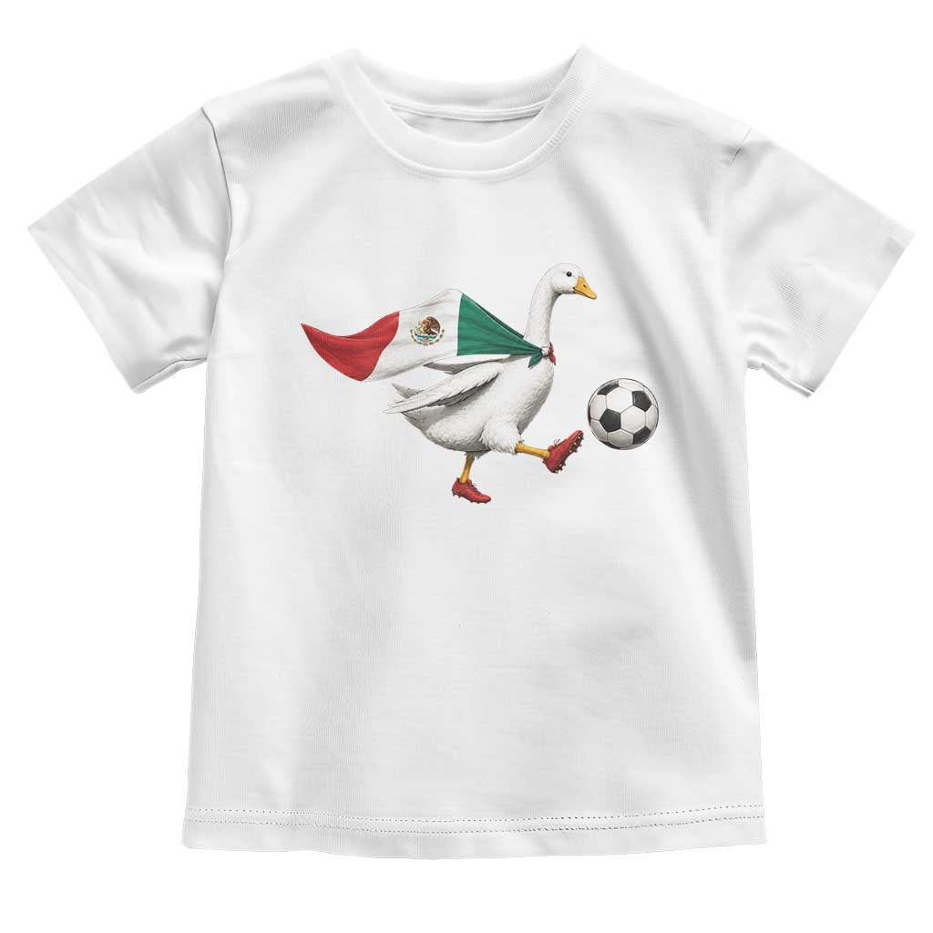 Mexico Soccer Goose Toddler T Shirt Mexico Futbol Fan