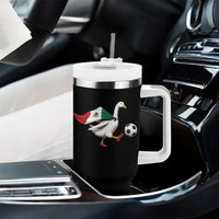 Mexico Soccer Goose Tumbler With Handle Mexico Futbol Fan