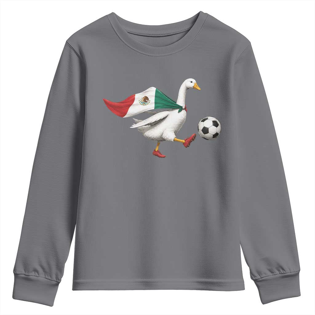 Mexico Soccer Goose Youth Sweatshirt Mexico Futbol Fan
