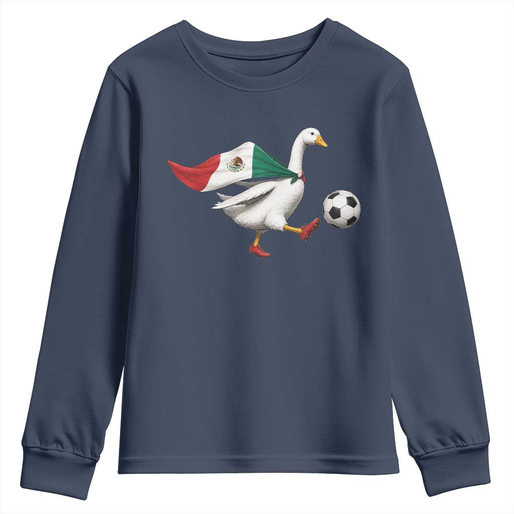 Mexico Soccer Goose Youth Sweatshirt Mexico Futbol Fan