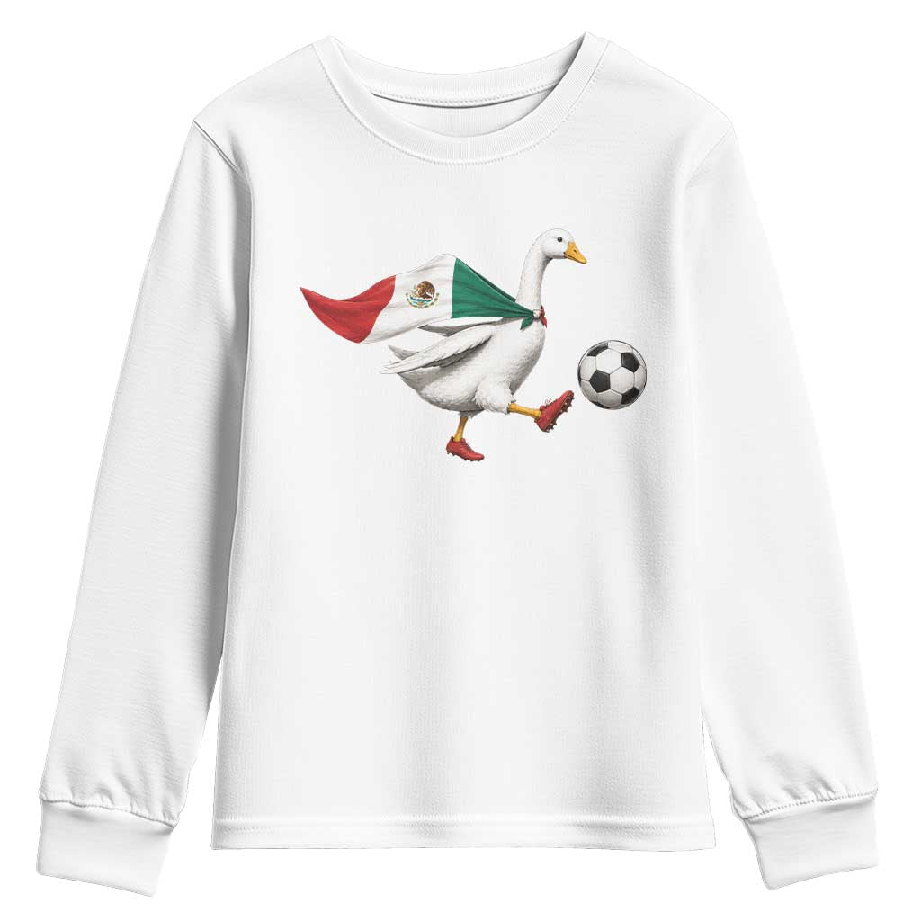Mexico Soccer Goose Youth Sweatshirt Mexico Futbol Fan