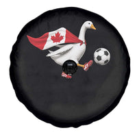 Canada Soccer Goose Spare Tire Cover Canadian Flag Patriotic Football Fan Graphic
