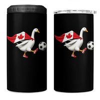 Canada Soccer Goose 4 in 1 Can Cooler Tumbler Canadian Flag Patriotic Football Fan Graphic