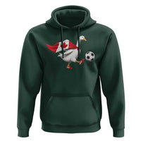 Canada Soccer Goose Hoodie Canadian Flag Patriotic Football Fan Graphic