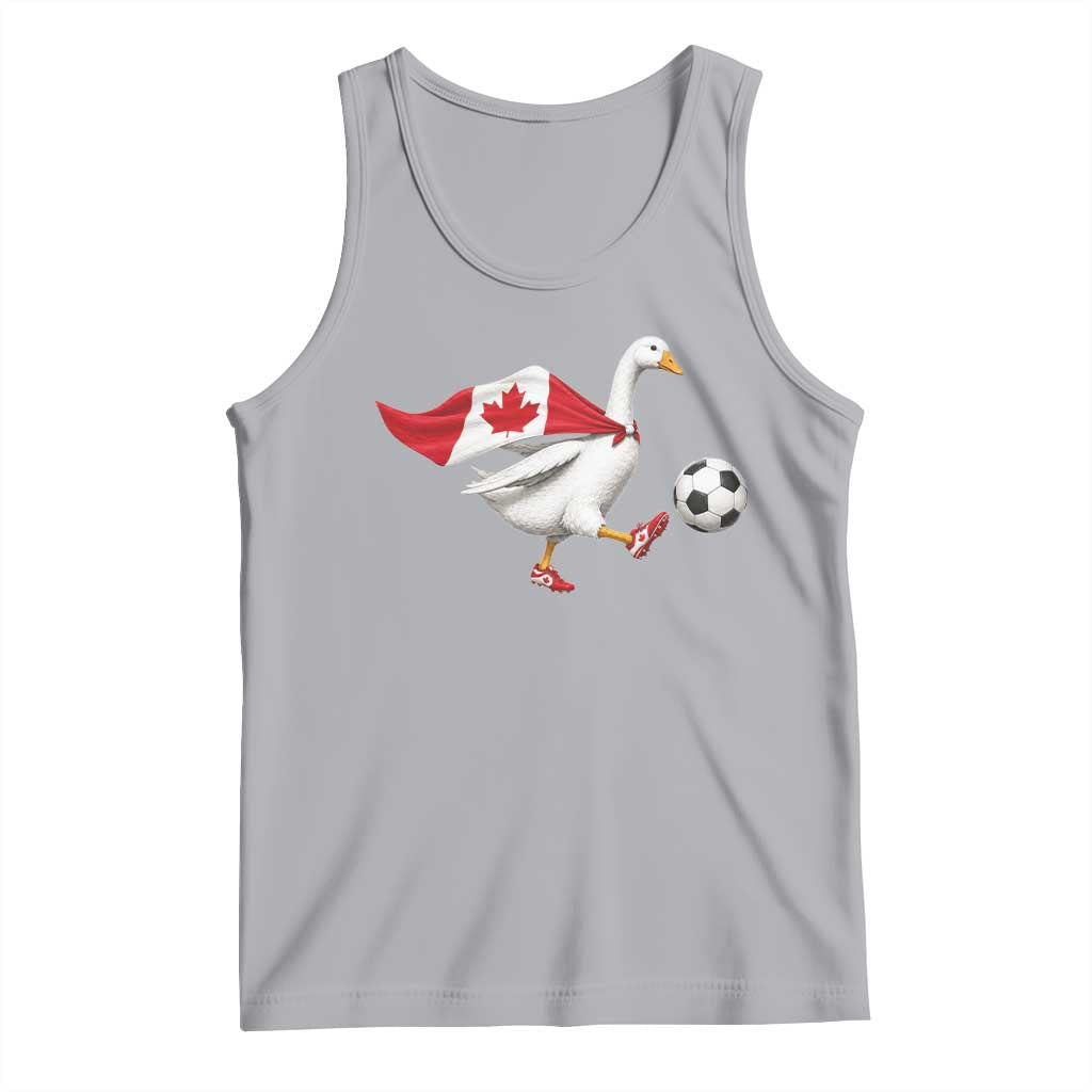 Canada Soccer Goose Tank Top Canadian Flag Patriotic Football Fan Graphic