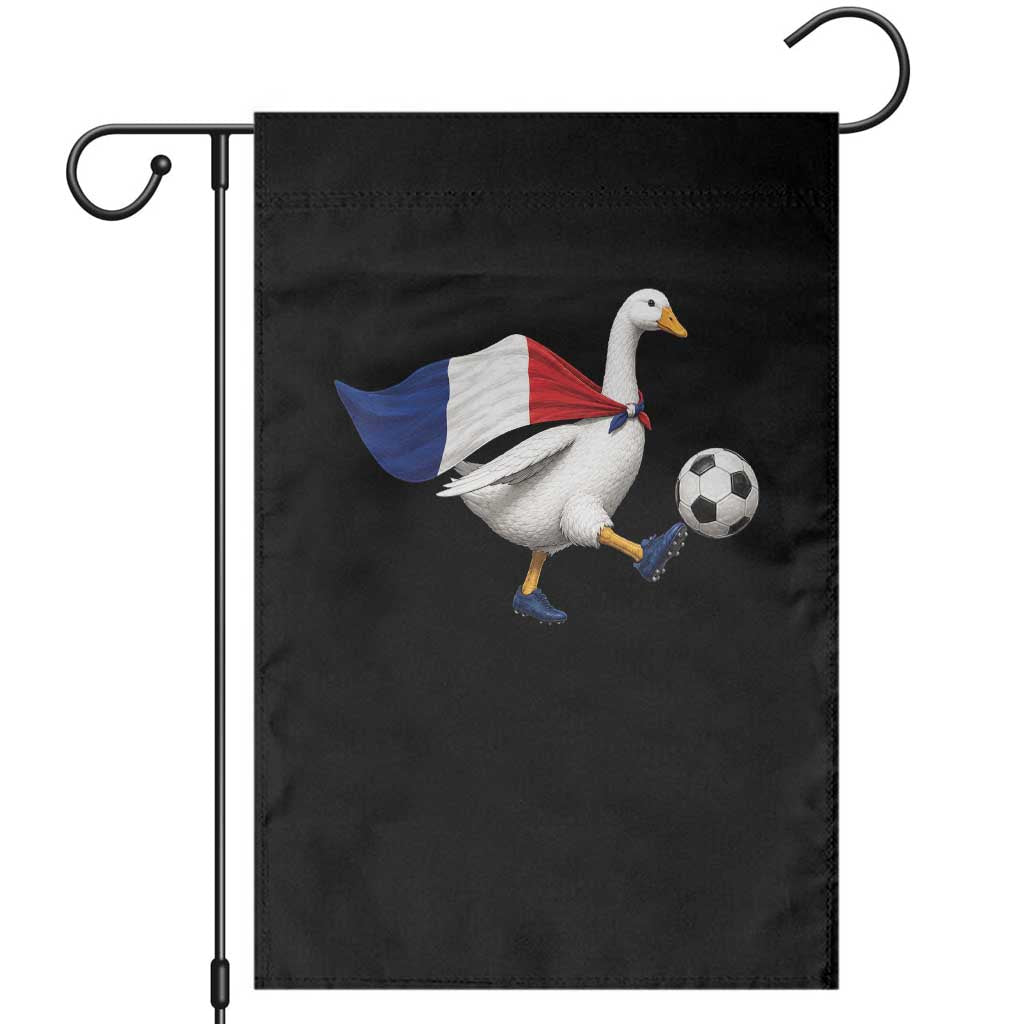 France Soccer Goose Garden Flag French Flag Patriotic Football Fan Graphic