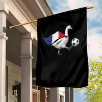 France Soccer Goose Garden Flag French Flag Patriotic Football Fan Graphic
