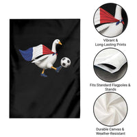 France Soccer Goose Garden Flag French Flag Patriotic Football Fan Graphic