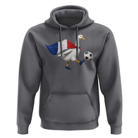 France Soccer Goose Hoodie French Flag Patriotic Football Fan Graphic
