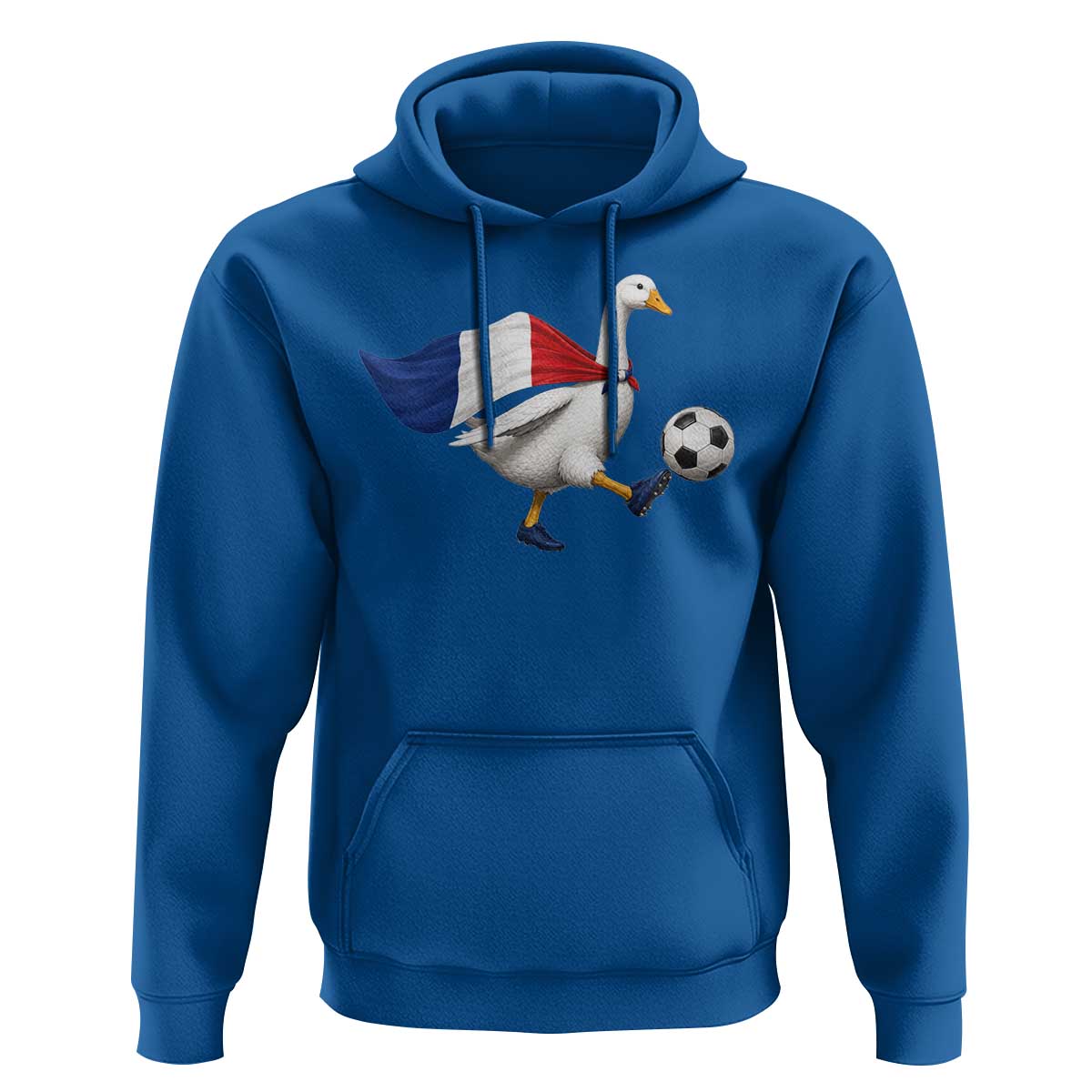 France Soccer Goose Hoodie French Flag Patriotic Football Fan Graphic