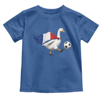 France Soccer Goose Toddler T Shirt French Flag Patriotic Football Fan Graphic