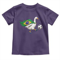 Brazil Soccer Goose Toddler T Shirt Brazilian Flag Patriotic Football Fan Graphic