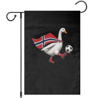 Norway Soccer Goose Garden Flag Norwegian Flag Patriotic Football Fan Graphic