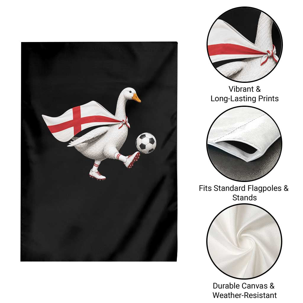 England Soccer Goose Garden Flag Patriotic Football Fan Graphic England Flag
