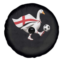 England Soccer Goose Spare Tire Cover Patriotic Football Fan Graphic England Flag
