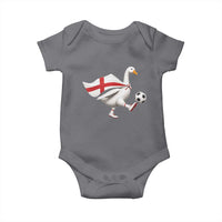 England Soccer Goose Baby Onesie Patriotic Football Fan Graphic England Flag