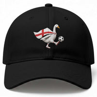England Soccer Goose Baseball Cap Patriotic Football Fan Graphic England Flag