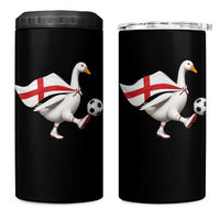 England Soccer Goose 4 in 1 Can Cooler Tumbler Patriotic Football Fan Graphic England Flag