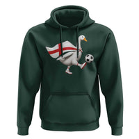 England Soccer Goose Hoodie Patriotic Football Fan Graphic England Flag
