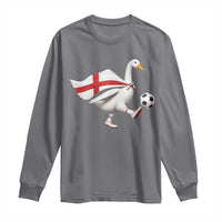 England Soccer Goose Long Sleeve Shirt Patriotic Football Fan Graphic England Flag