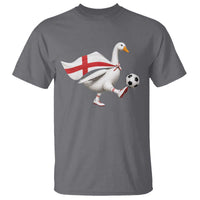 England Soccer Goose T Shirt Patriotic Football Fan Graphic England Flag
