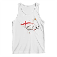 England Soccer Goose Tank Top Patriotic Football Fan Graphic England Flag