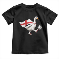 England Soccer Goose Toddler T Shirt Patriotic Football Fan Graphic England Flag