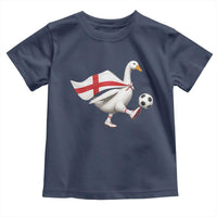 England Soccer Goose Toddler T Shirt Patriotic Football Fan Graphic England Flag