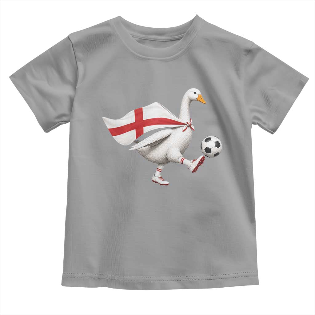 England Soccer Goose Toddler T Shirt Patriotic Football Fan Graphic England Flag