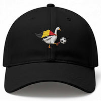 Belgium Soccer Goose Baseball Cap Belgian Flag Patriotic Football Fan Graphic