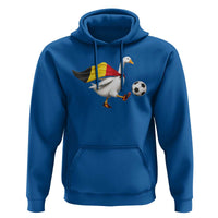 Belgium Soccer Goose Hoodie Belgian Flag Patriotic Football Fan Graphic