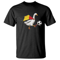 Belgium Soccer Goose T Shirt Belgian Flag Patriotic Football Fan Graphic