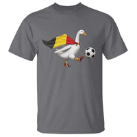 Belgium Soccer Goose T Shirt Belgian Flag Patriotic Football Fan Graphic