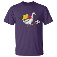 Belgium Soccer Goose T Shirt Belgian Flag Patriotic Football Fan Graphic