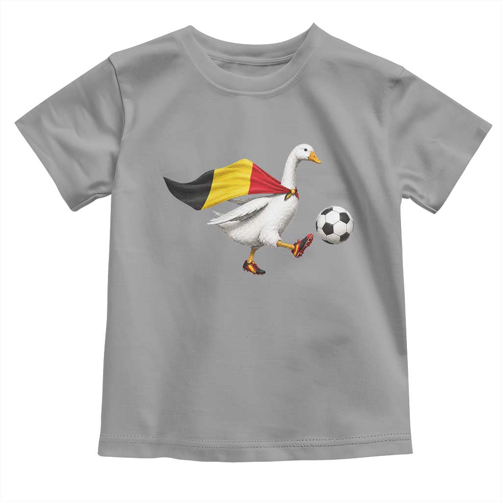 Belgium Soccer Goose Toddler T Shirt Belgian Flag Patriotic Football Fan Graphic