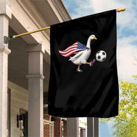 USA Soccer Goose Garden Flag American Flag Patriotic Football Fan Graphic