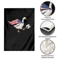USA Soccer Goose Garden Flag American Flag Patriotic Football Fan Graphic