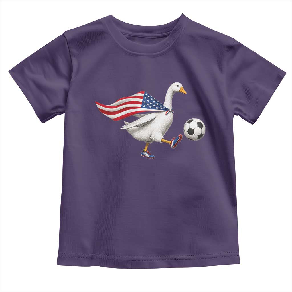 USA Soccer Goose Toddler T Shirt American Flag Patriotic Football Fan Graphic