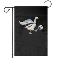 Argentina Soccer Goose Garden Flag Argentine Flag Patriotic Football Fan Graphic