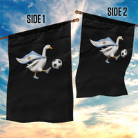 Argentina Soccer Goose Garden Flag Argentine Flag Patriotic Football Fan Graphic