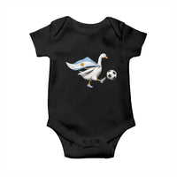 Argentina Soccer Goose Baby Onesie Argentine Flag Patriotic Football Fan Graphic