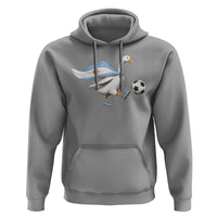 Argentina Soccer Goose Hoodie Argentine Flag Patriotic Football Fan Graphic