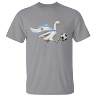 Argentina Soccer Goose T Shirt Argentine Flag Patriotic Football Fan Graphic