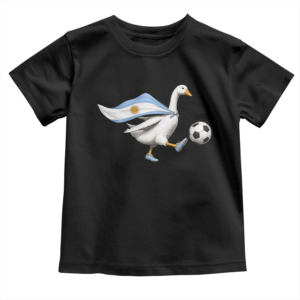 Argentina Soccer Goose Toddler T Shirt Argentine Flag Patriotic Football Fan Graphic