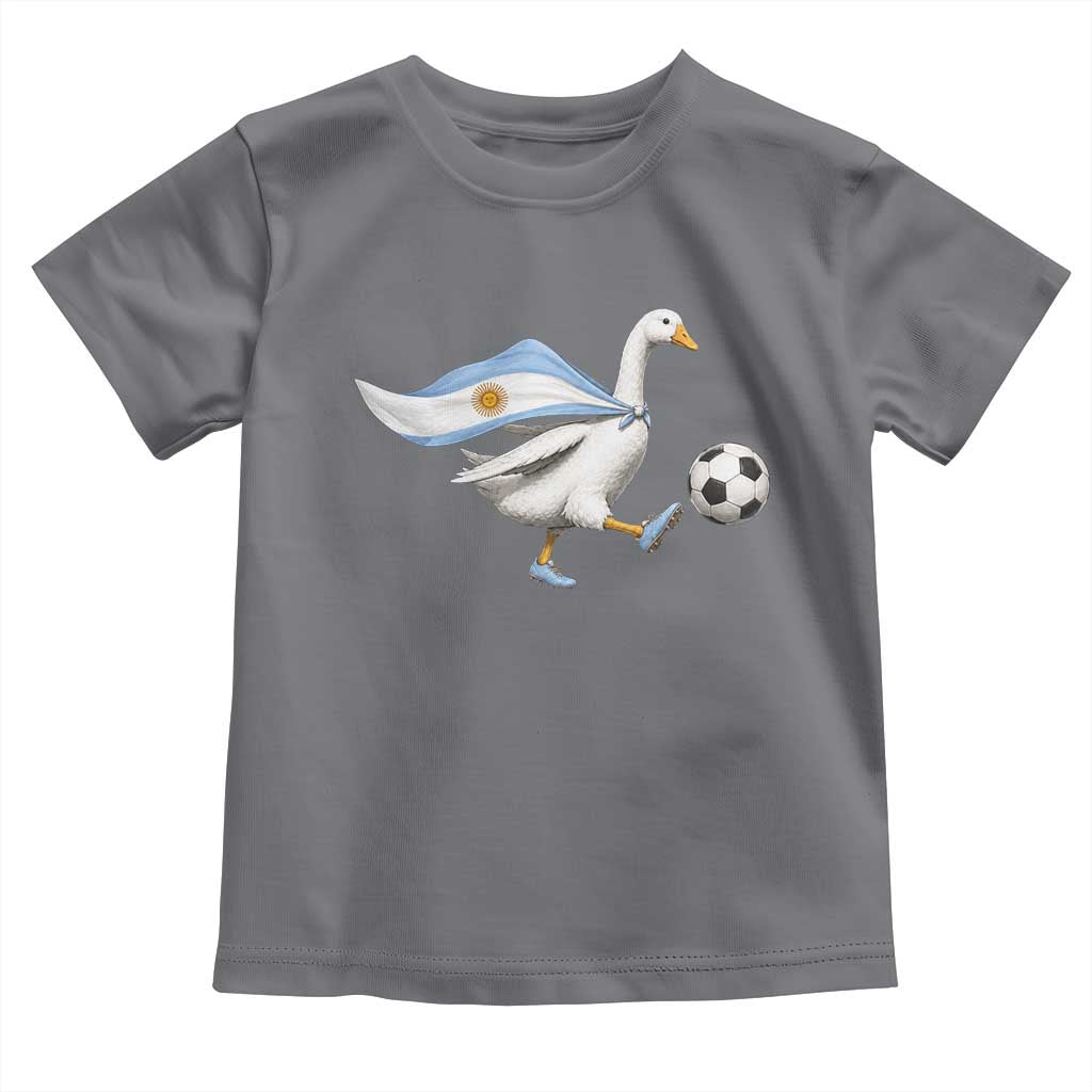 Argentina Soccer Goose Toddler T Shirt Argentine Flag Patriotic Football Fan Graphic
