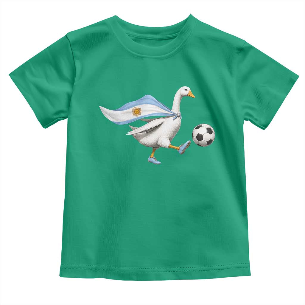 Argentina Soccer Goose Toddler T Shirt Argentine Flag Patriotic Football Fan Graphic