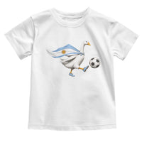 Argentina Soccer Goose Toddler T Shirt Argentine Flag Patriotic Football Fan Graphic