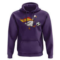 Spain Soccer Goose Hoodie Spanish Flag Patriotic Football Fan Graphic
